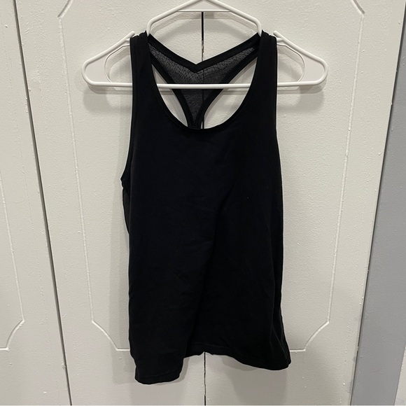 lululemon athletica Tops - Lululemon Black Mesh Racerback Tank Top